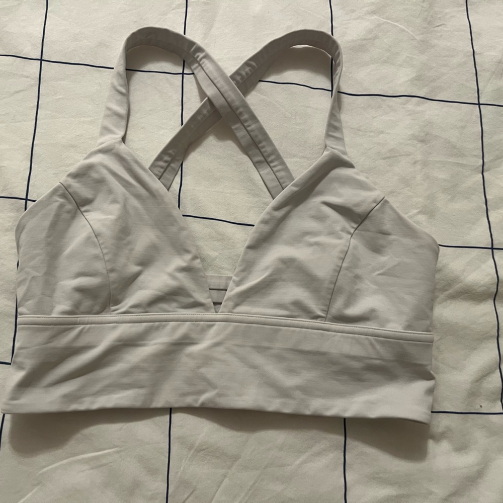 Lululemon Cross-Back Bralette - white size 10